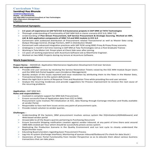 Sambhaji Rao Bhonsle -