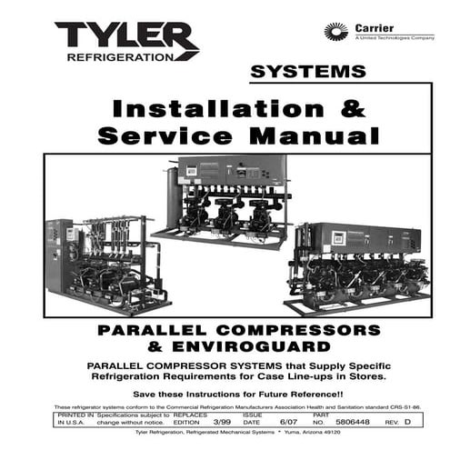 Tyler Rack Installation Manual