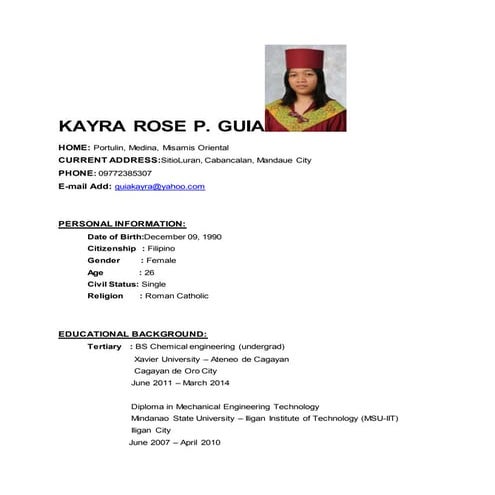 MY CV (2) | DOCX