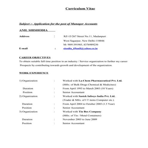 curriculum vitae13415