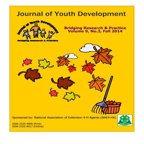 Journal of Youth Development Fall 2014