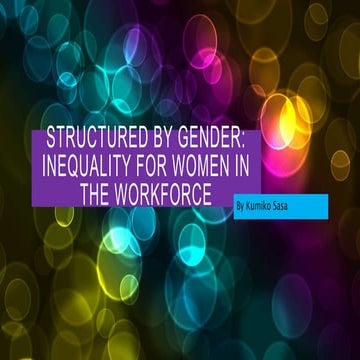 Structured by Gender