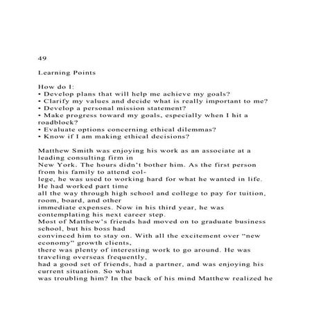 49Learning PointsHow do I• Develop plans that will .docx