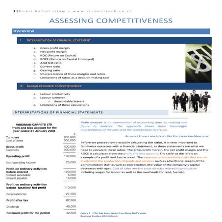 4a.3   assessing competitiveness
