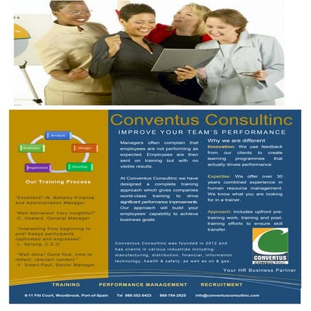 Conventus Training Flyer