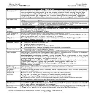 AFFIRM trial JC NOVANT