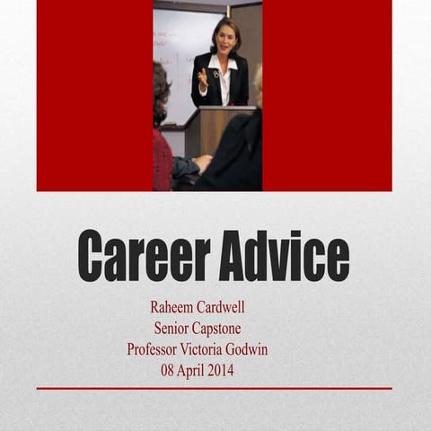 Career Advice Presentation