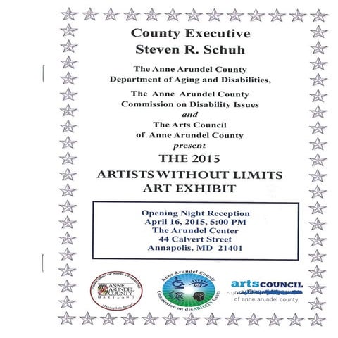 2015 Artists Without Limits Program