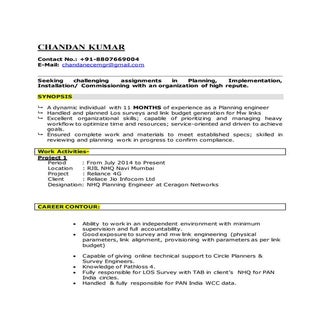 CHANDAN  RESUME