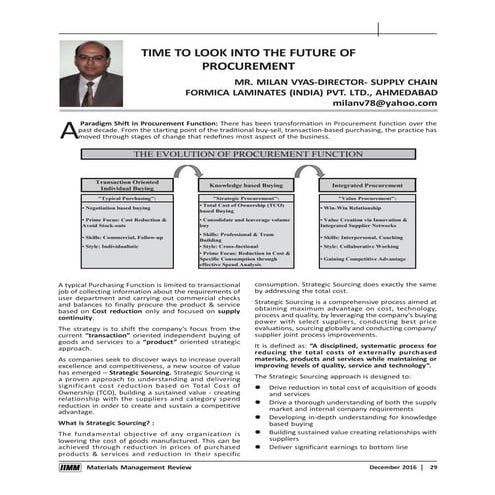 Strategic sourcing and 7 Step Strategic Sourcing Framework | PPTX