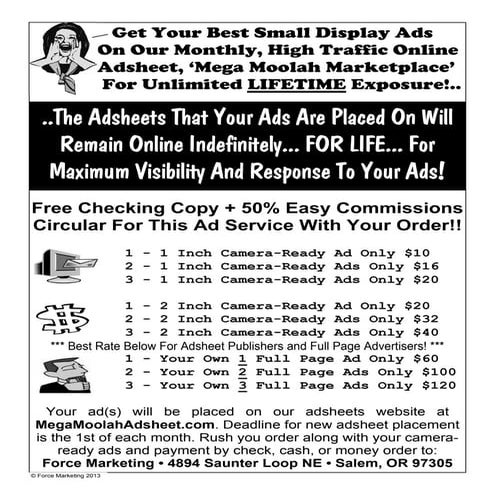 ONLINE ADSHEET | PDF