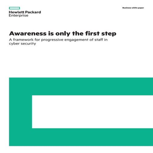 Awareness is only the first step | PDF