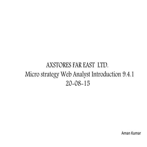 Microstrategy PPT 20.8.15