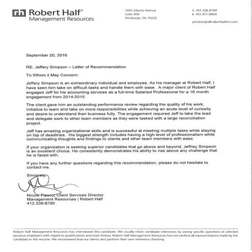 NF Reference Letter | PDF