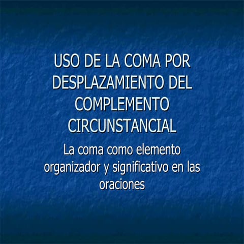 La coma | PPT
