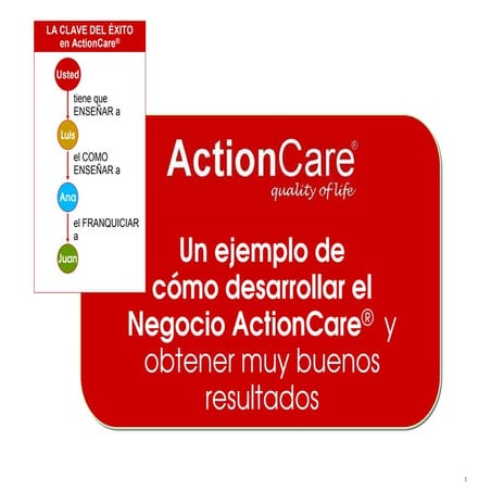 4 action care  ejemplo de como desarrollar el negocio y resultados -03 05 10
