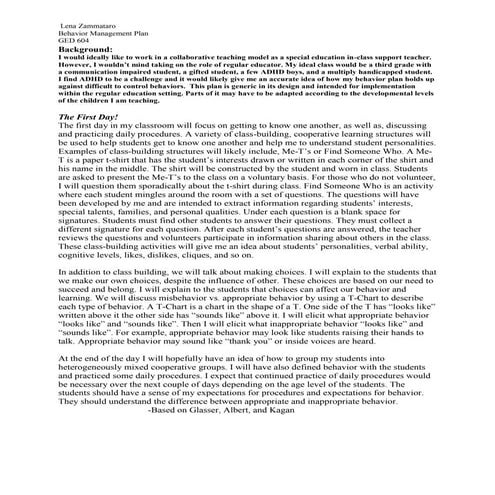 Behavior.Plan.021[1] Lena Zammataro's Plan GED 604