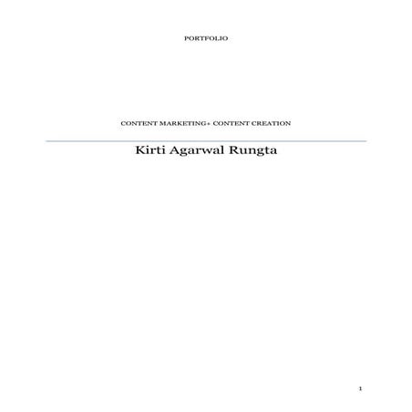 Kirti Agarwal Rungta- Final Portfolio