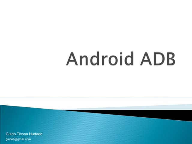 4 Administración Android - ADB 2