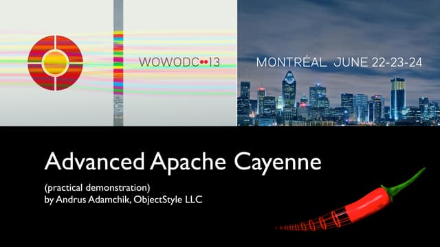 Advanced Apache Cayenne