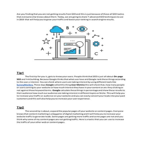 4 advanced seo techniques to use in 2019