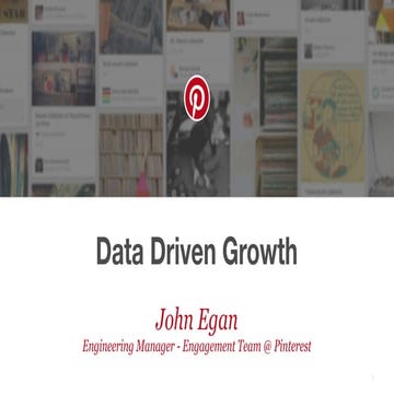 Advanced growth techniques from Pinterest’s growth expert - John Egan