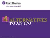 Going public? 4 Alternatives to an IPO