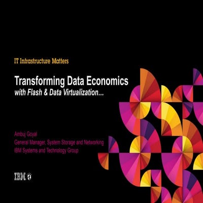 IBM NYSE event - 1-16 Ambuj Goyal Transforming Data Economics and our New FLA...