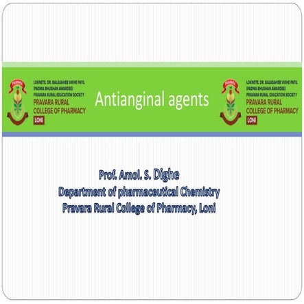  Antianginal drug