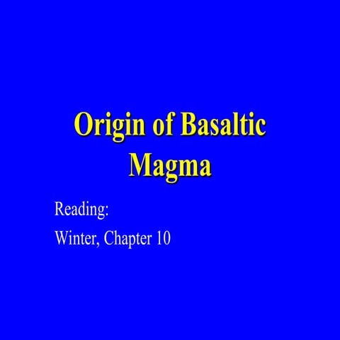 Origin of Basalt .pdf iggneous petrology