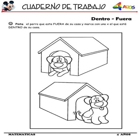 Cuaderno de trabajo II - 4 Años Matematica