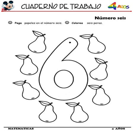 Cuaderno de trabajo III - 4 Años Matematica