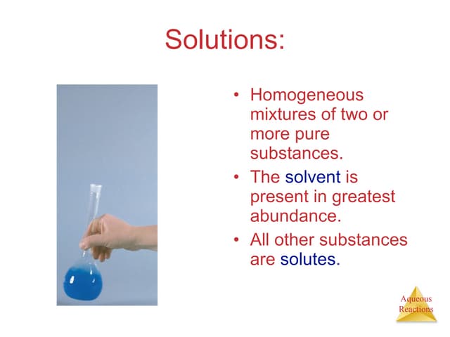 Chapter 4 Lecture- Solution Stoich