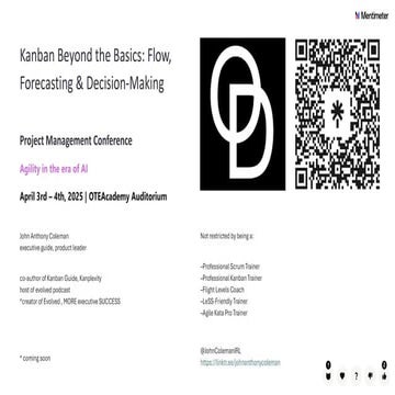 Beyond the Basics: Flow, Forecasting & Decision-Making