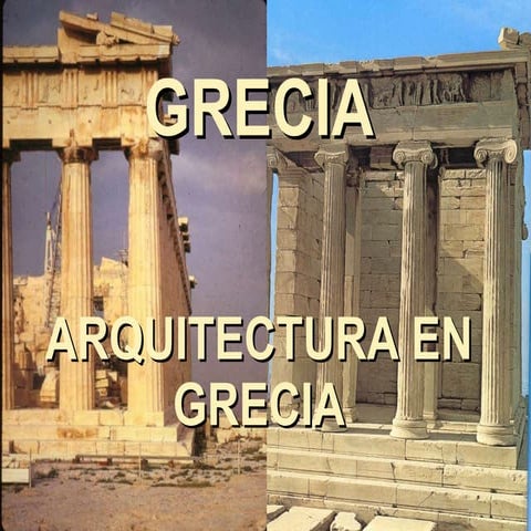 Arte Griego Arquitectura