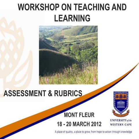 assessment and rubrics ecp ind mar 2012