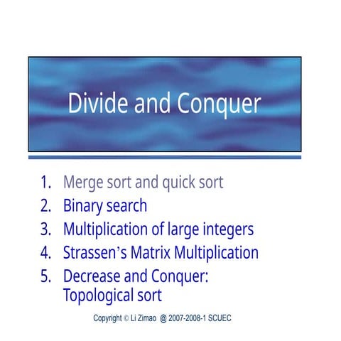 4b. DAC_Binary search and Strassen A.ppt
