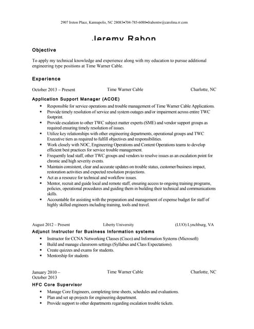 Bryant's Official Resume | PDF