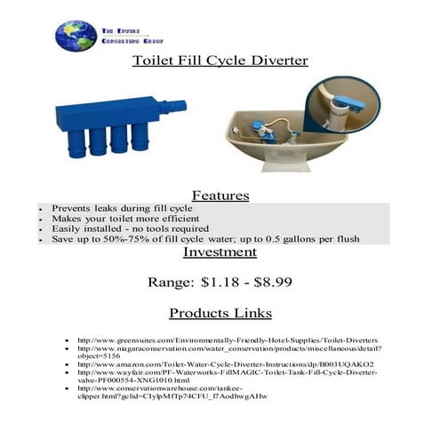 Toilet Fill Cycle Diverter | DOCX