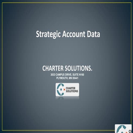 CHARTER SOLUTIONS strategic data Profile