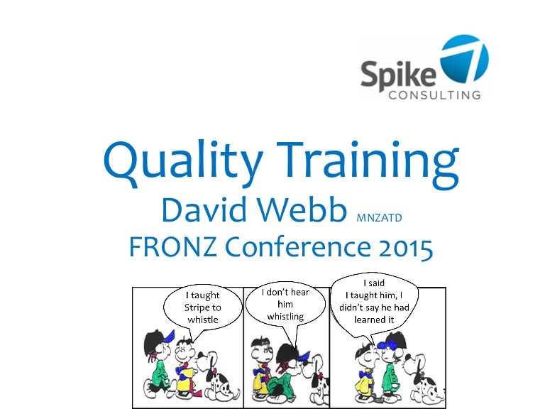 Quality Training
