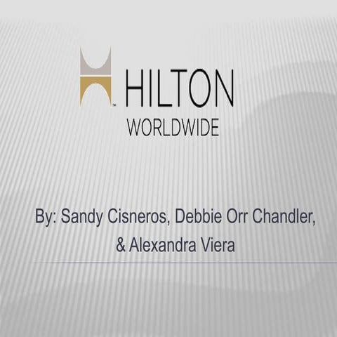 Hilton Marketing Project