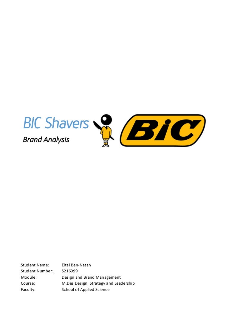 BIC_Brand Analysis