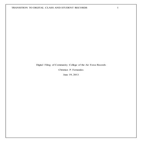 Program Development Paper (Digital Paperwork) | PDF