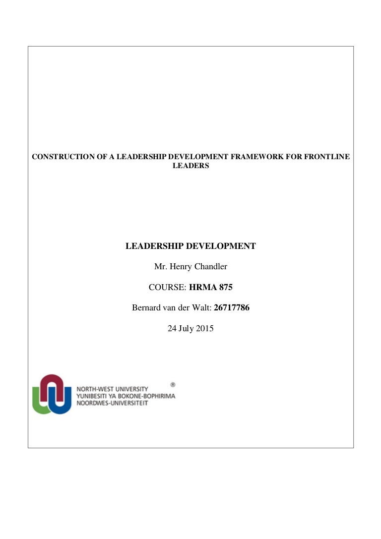 Leadership development homework image