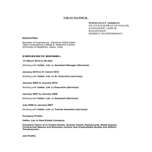 Resume | DOC