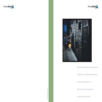RenewData Corporate Brochure