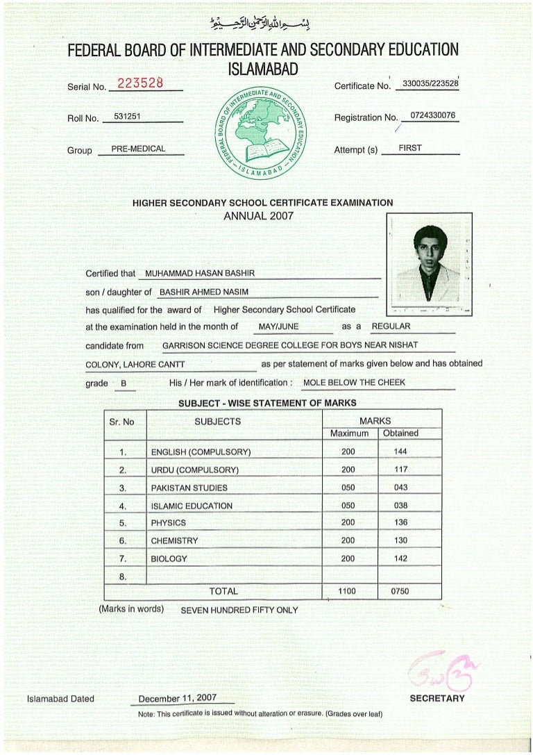 fsc-degree
