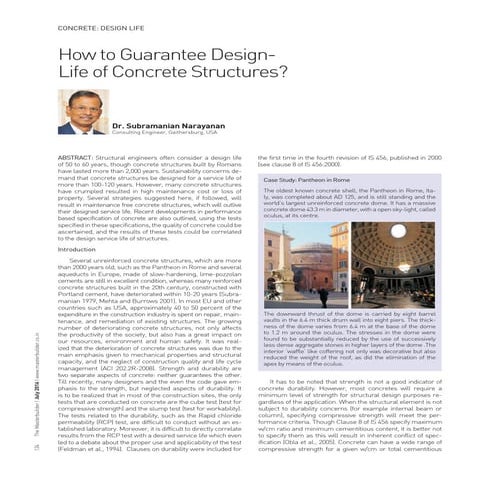 How to Guarantee Design-Life of Concrete Structures-MasterBuilder-July 2016