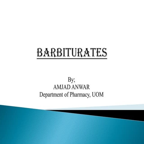 SAR OF BARBITURATES & BENZODIAZEPINES.docx